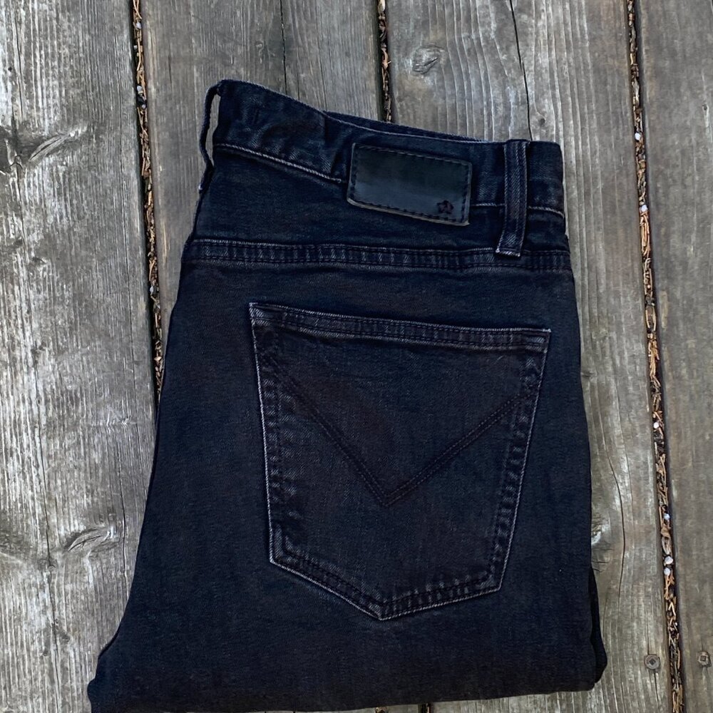 John Varvatos USA Jeans Size 32 Gray Black - Picture 2 of 8